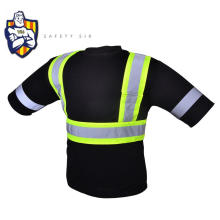 NOVO Design Design 100%poliéster Birdeyes Crew Neck High Visibility T-shirt com pontos de segurança para adultos